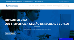 Desktop Screenshot of inforgeneses.com.br