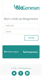 Mobile Screenshot of biogeneses.inforgeneses.com.br